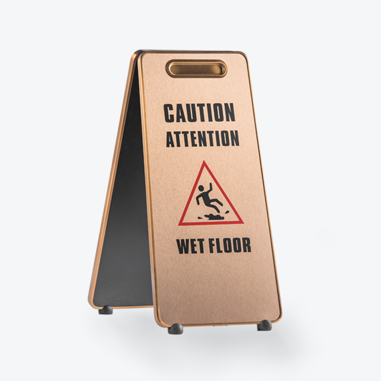 Aluminum Caution Wet Floor Signcaf 508g Stanchions Canada