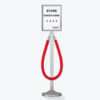 A4 Size Stainless Steel Post with Sign Frame CAC-107MV - Image 2