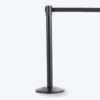 crowd control barrier and retractable belt post