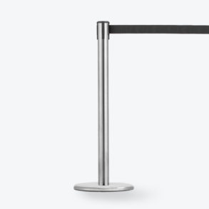 Premium Cast Iron Base Stainless Steel Belt Stanchions CAE-208MB