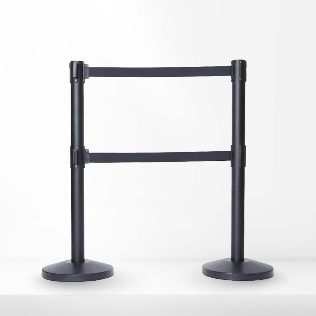 Dual Line Retractable Belt Barrier CAE-342B