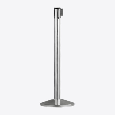 Crowd Control Barrier and Retractable Belt Queue Bollard