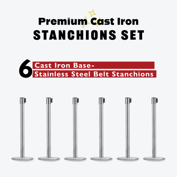 6 Piece Stanchions Set CAE 208MB