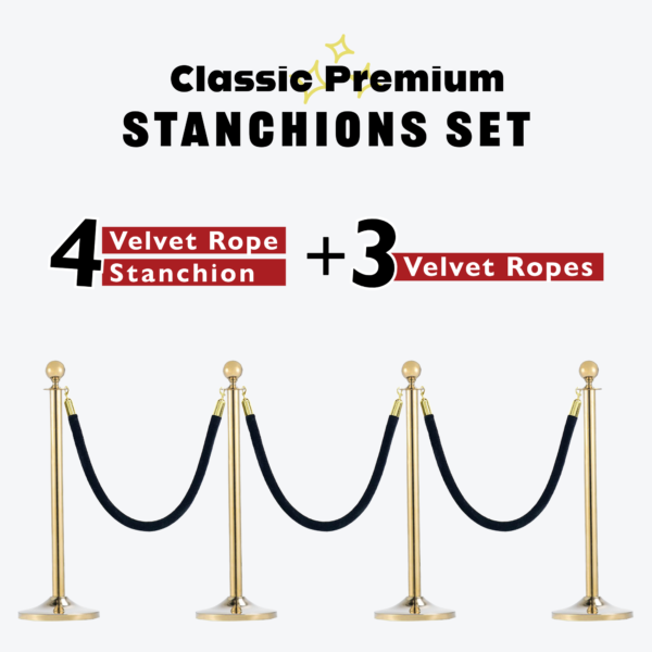 Classic Premium Stanchions set CAC106G