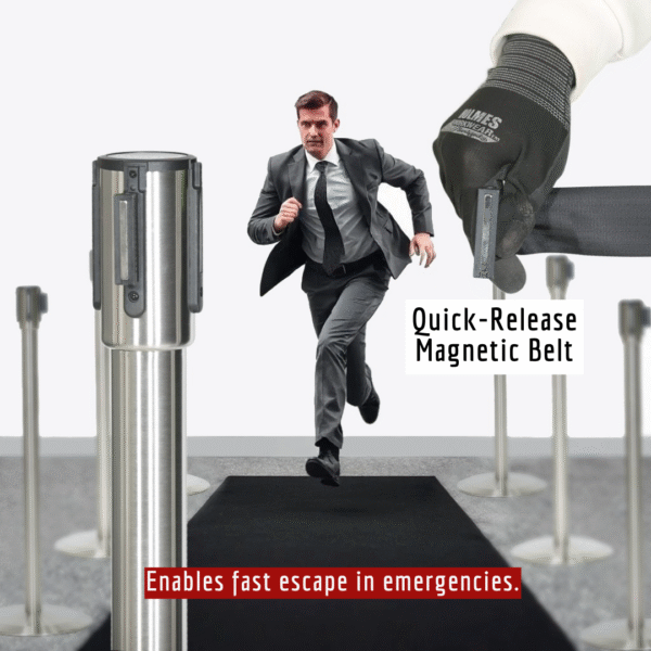 MagLink – Magnetic Belt Stanchions CAE-339-Demo