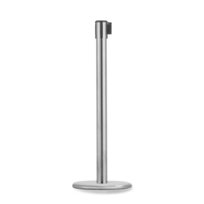 Cast Iron Base Stainless Steel Belt Stanchions CAE-208MB