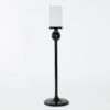 Orblix - Sphere Belt Stanchions CAE-234 Black with Sign Frame