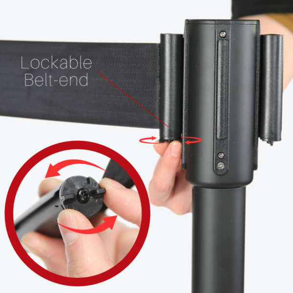 VastEdge: Ultra-wide Belt Stanchion CAE-337B - Image 3