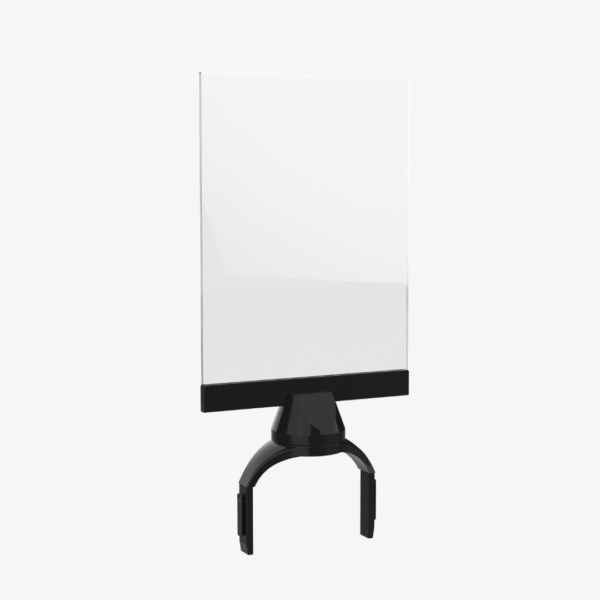 Orblix Stanchion Sign Frame– US Letter Size CSF334 Black