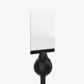 Orblix Stanchion Sign Frame– US Letter Size CSF334 Black demo