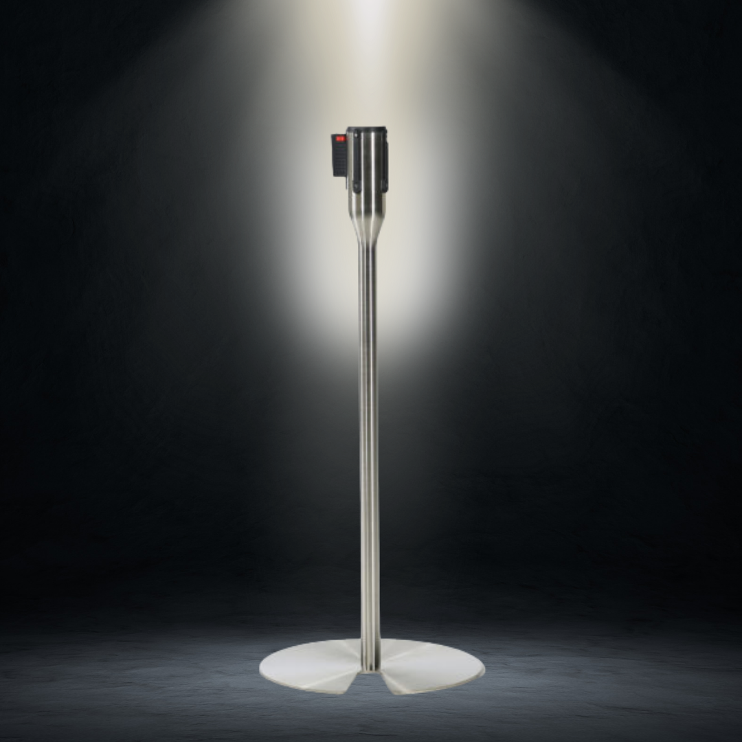Goblet: Stackable Retractable Belt Stanchion CAE-335