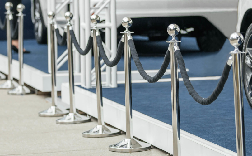 Rope Stanchions Banner