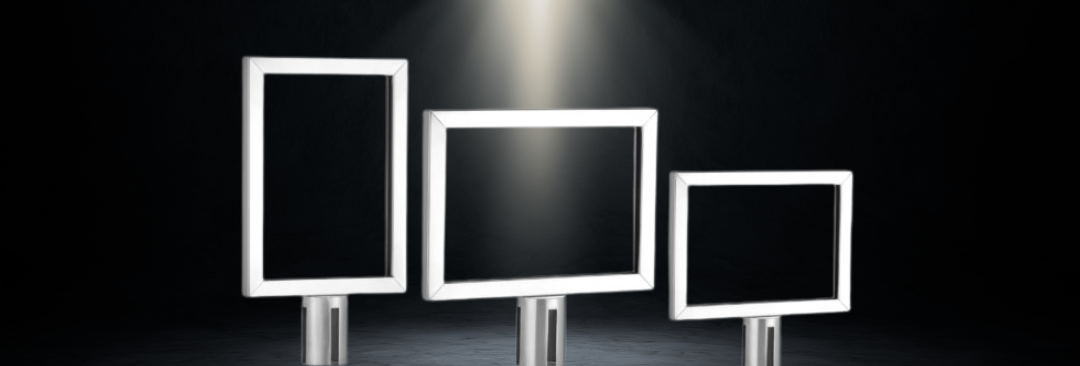Stanchion Sign Frames
