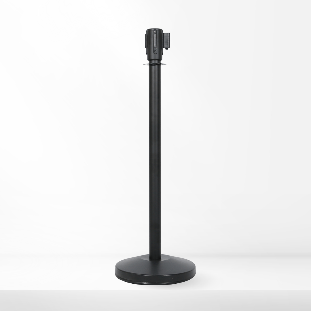 4-Way Barrier Post | Retractable Belt Stanchion CAE-106B