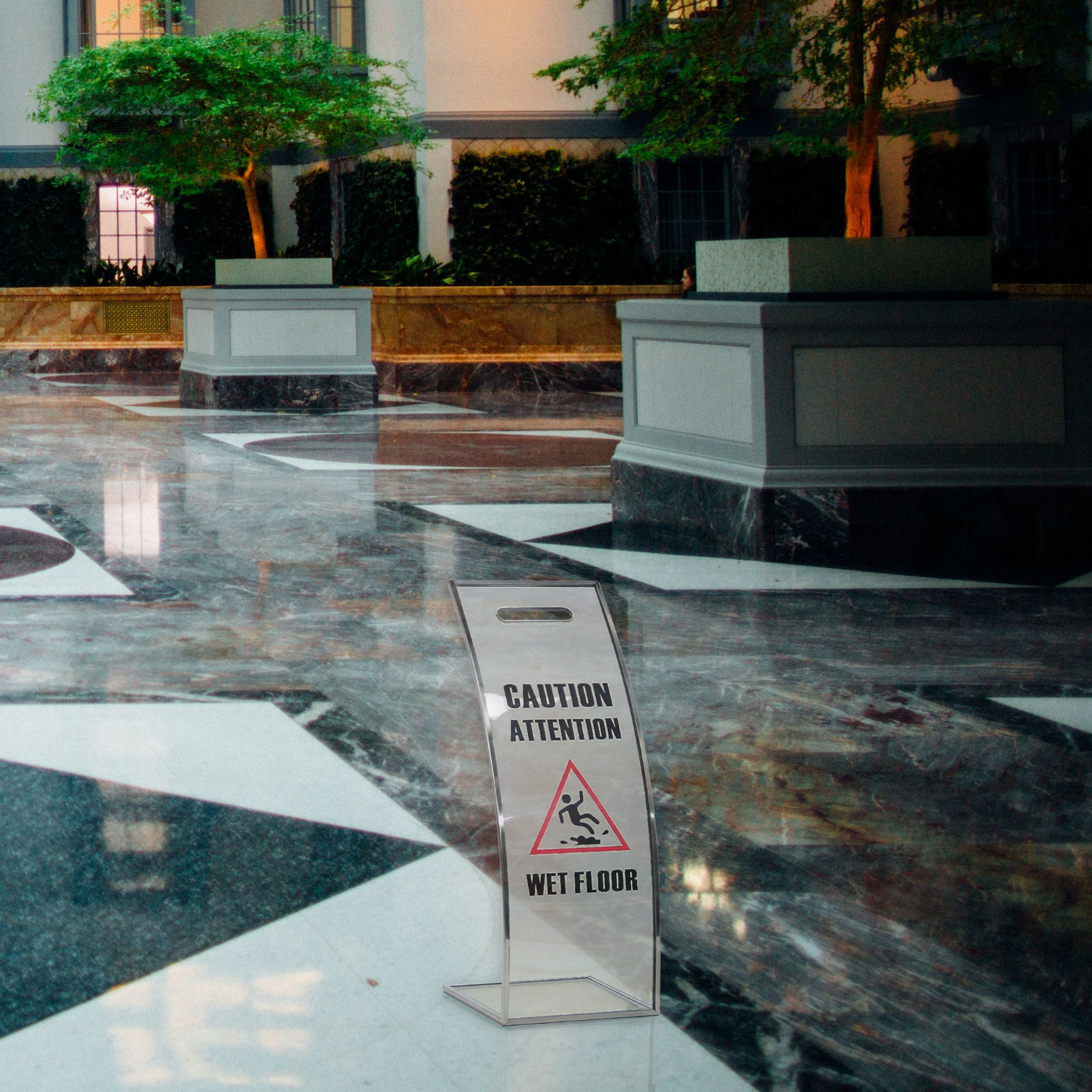Transparent Wet Floor Sign CAF-511 - Image 2
